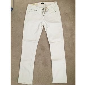 J Crew white jeans